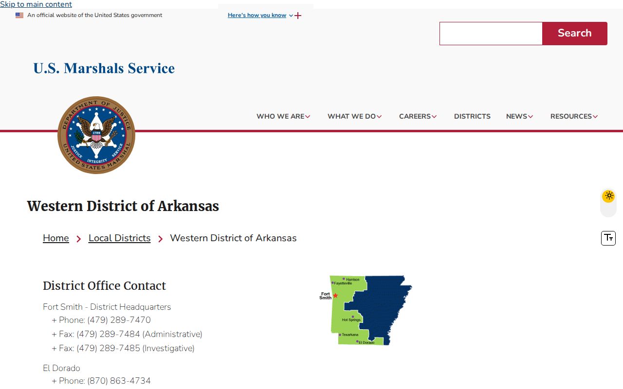 Federal fugitive task-force coverage separate from Miller County most wanted records